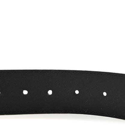 Gucci Calfskin Crystal Double G 40mm Belt 80 32 Black 4 of 4