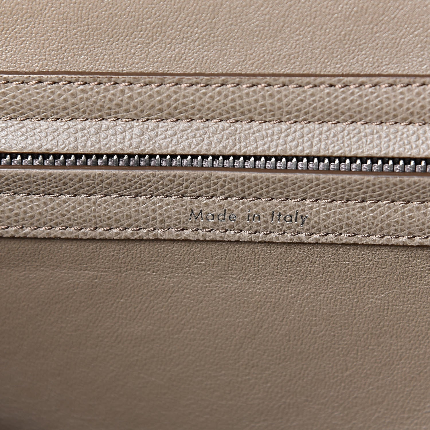 Celine Grained Calfskin Medium Phantom Luggage Taupe 6 of 10