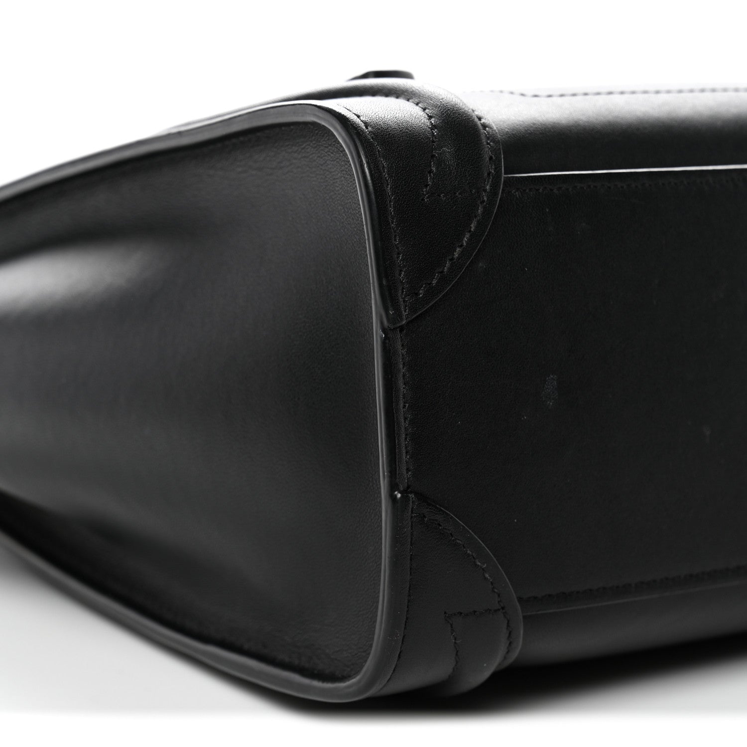 Celine Smooth Calfskin Nano Luggage Black 8 of 10