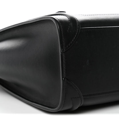 Celine Smooth Calfskin Nano Luggage Black 8 of 10