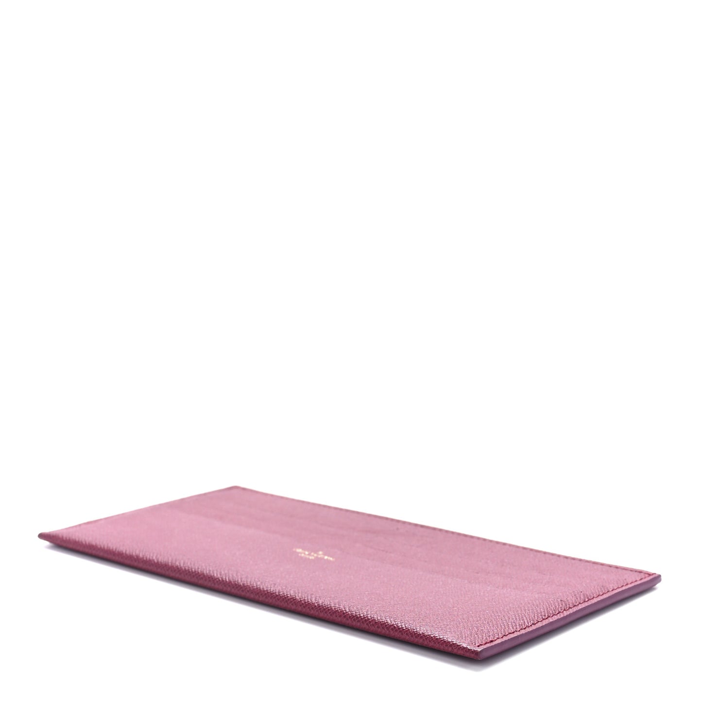 Calfskin Felicie Card Holder Insert Fuchsia