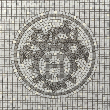 Hermes Porcelain Mosaique Au 24 Platine Change Tray 5 of 7