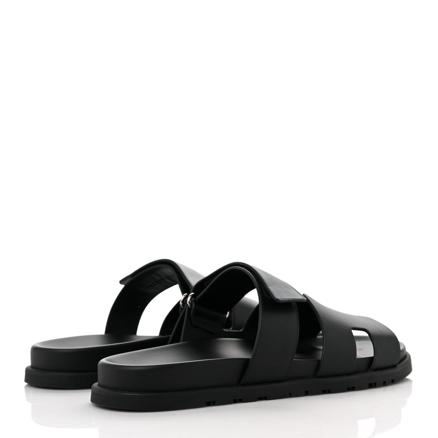Calfskin Mens Chypre Sandals 42 Black