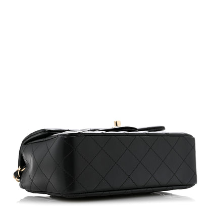 Chanel Lambskin Quilted Mini Rectangular Flap Black 4 of 13