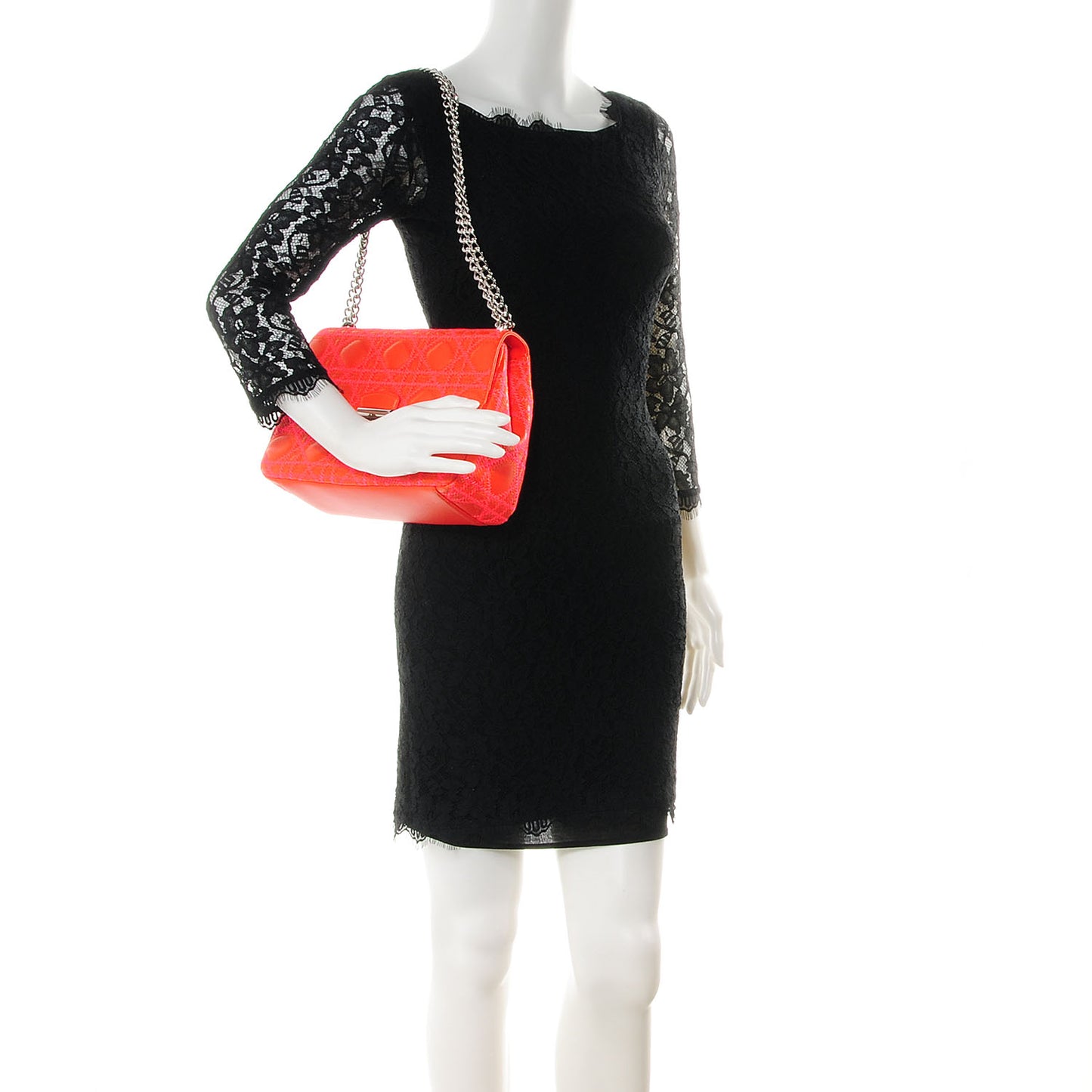 Lambskin Cannage Small Miss Dior Flap