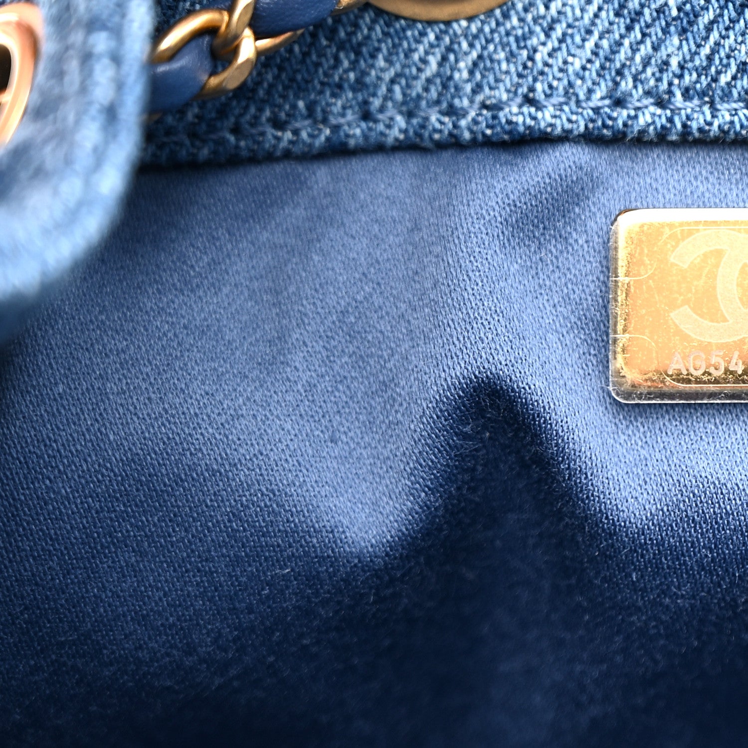 Chanel Washed Denim Quilted Mini Chanel 25 Handbag Blue 7 of 11