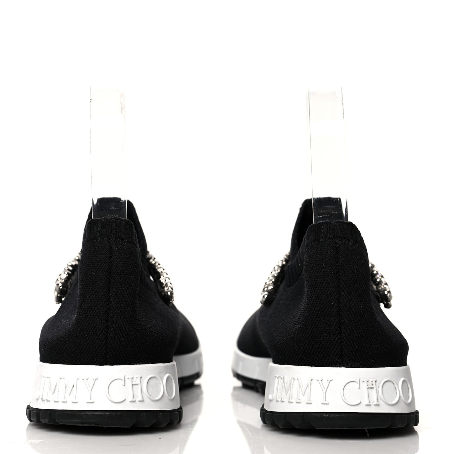 Knit Crystal Verona Sneaker 38.5 Black