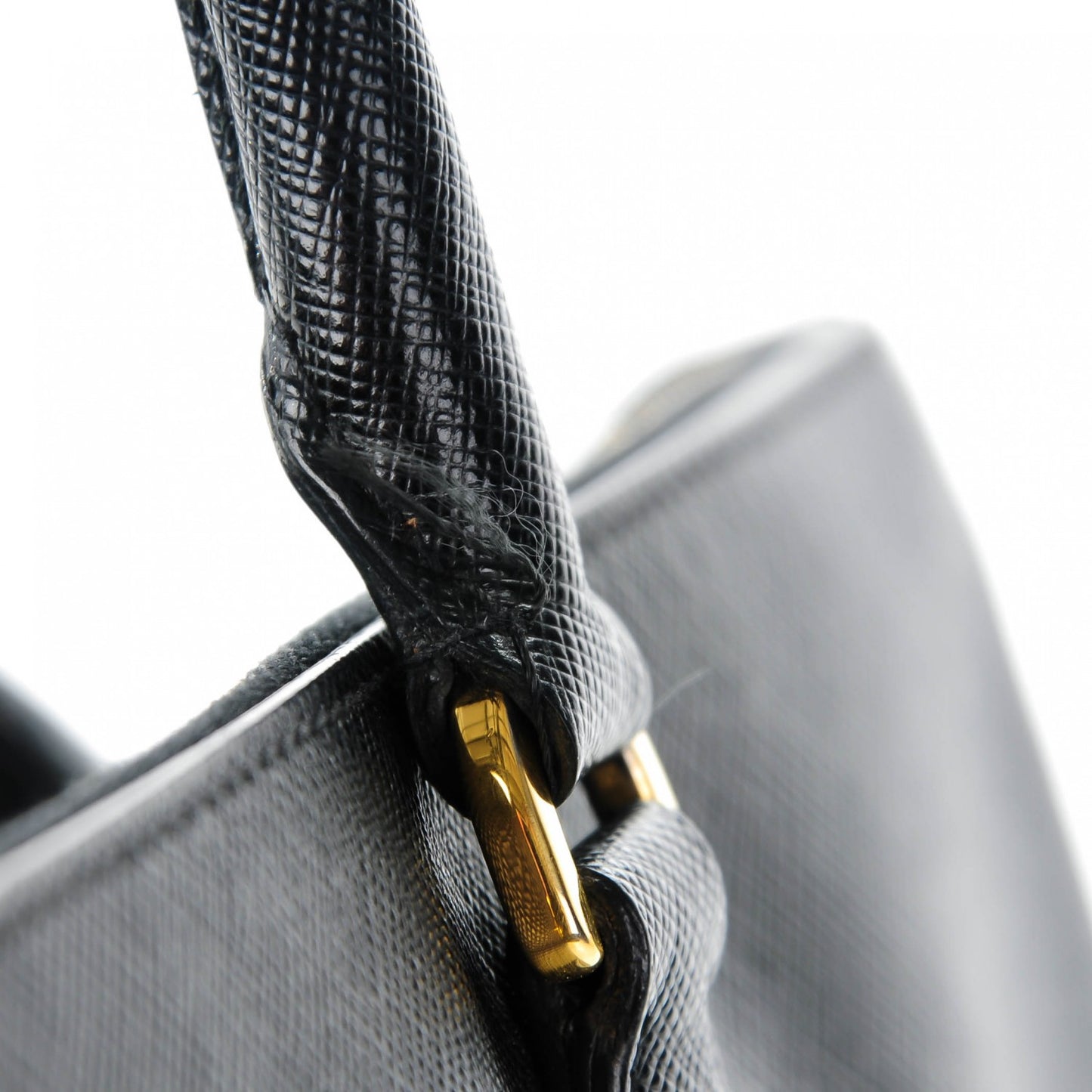 Saffiano Large Galleria Double Zip Tote Black