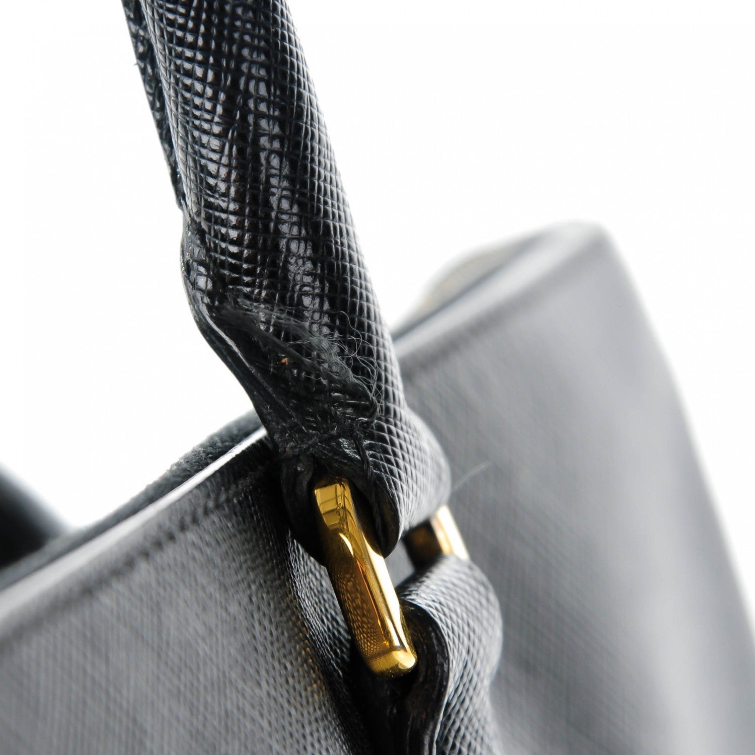 Prada Saffiano Large Galleria Double Zip Tote Black 9 of 13