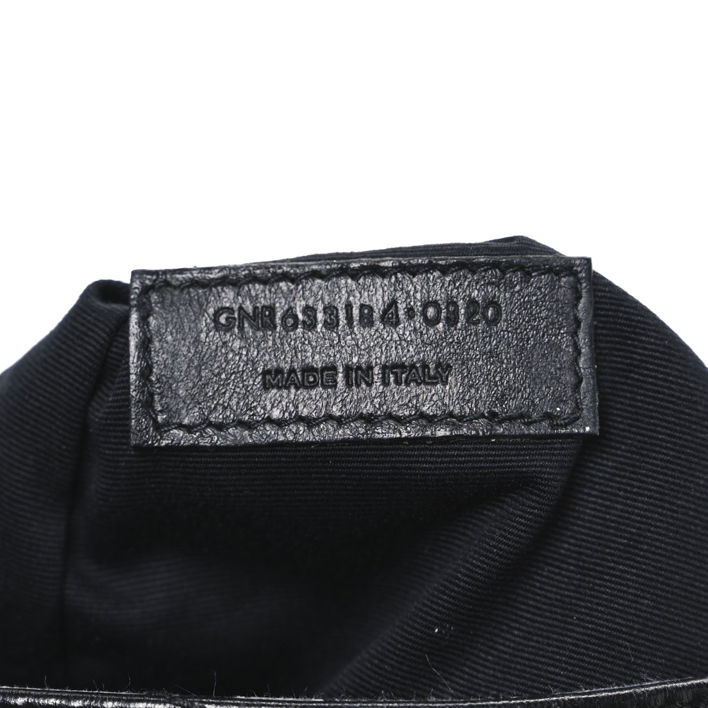 Crinkled Calfskin Matelasse Monogram Medium Niki Chain Satchel Black