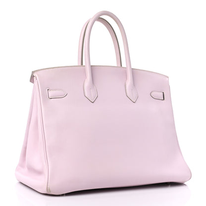 Hermes Swift Birkin 35 Rose Dragee 3 of 17