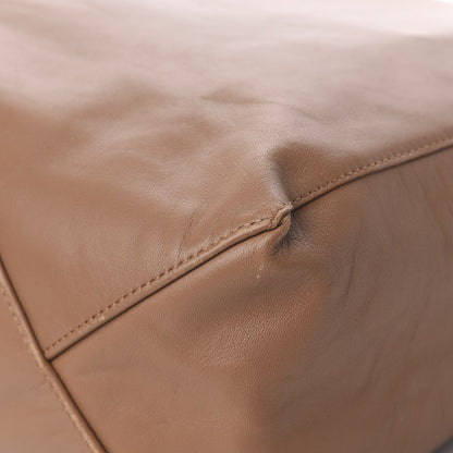 Celine Lambskin Vertical Cabas Beige Brown 18 of 21