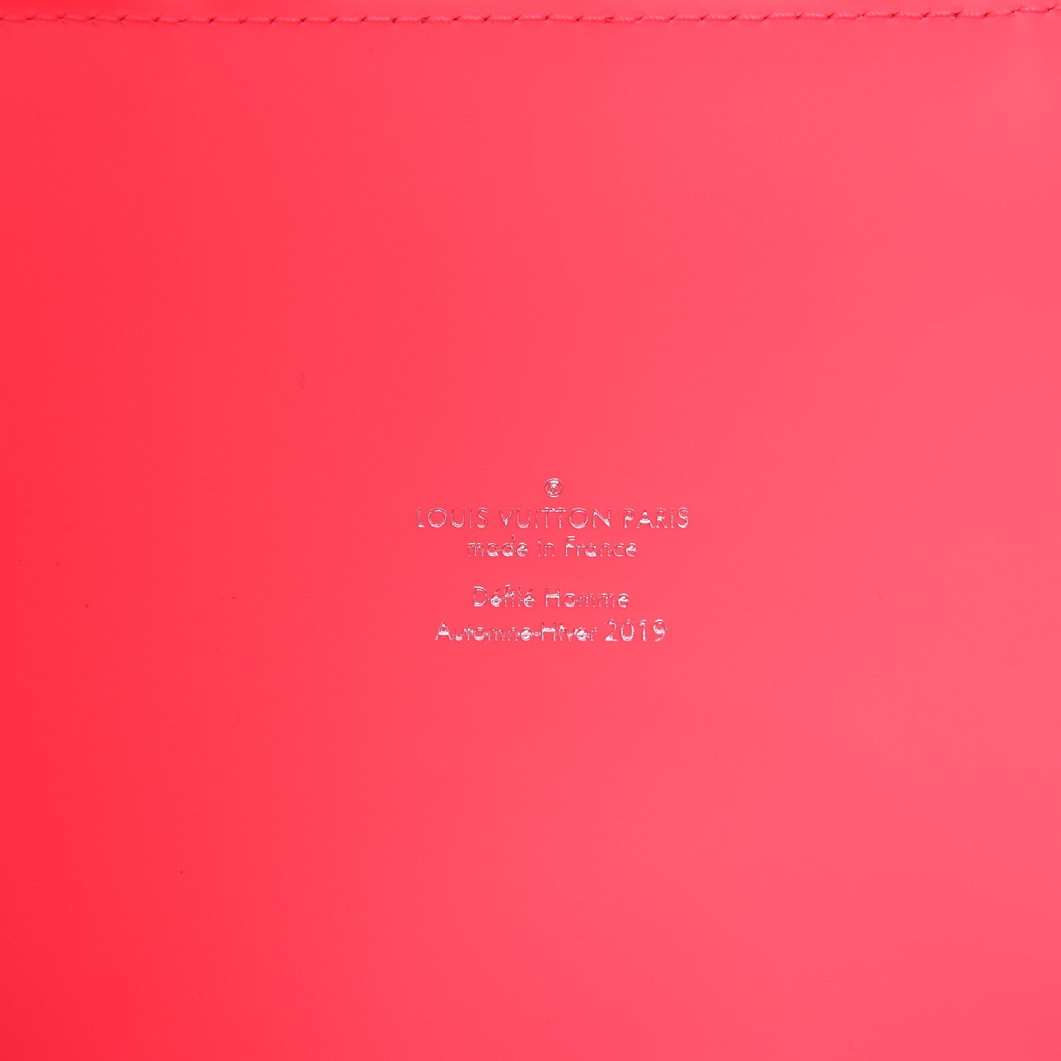Louis Vuitton Monogram Fluo See Through Keepall Bandouliere 50 Rose 6 of 10