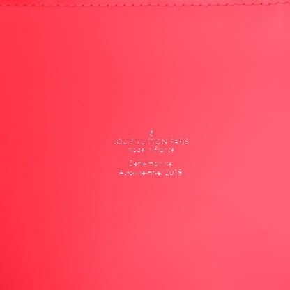 Louis Vuitton Monogram Fluo See Through Keepall Bandouliere 50 Rose 6 of 10