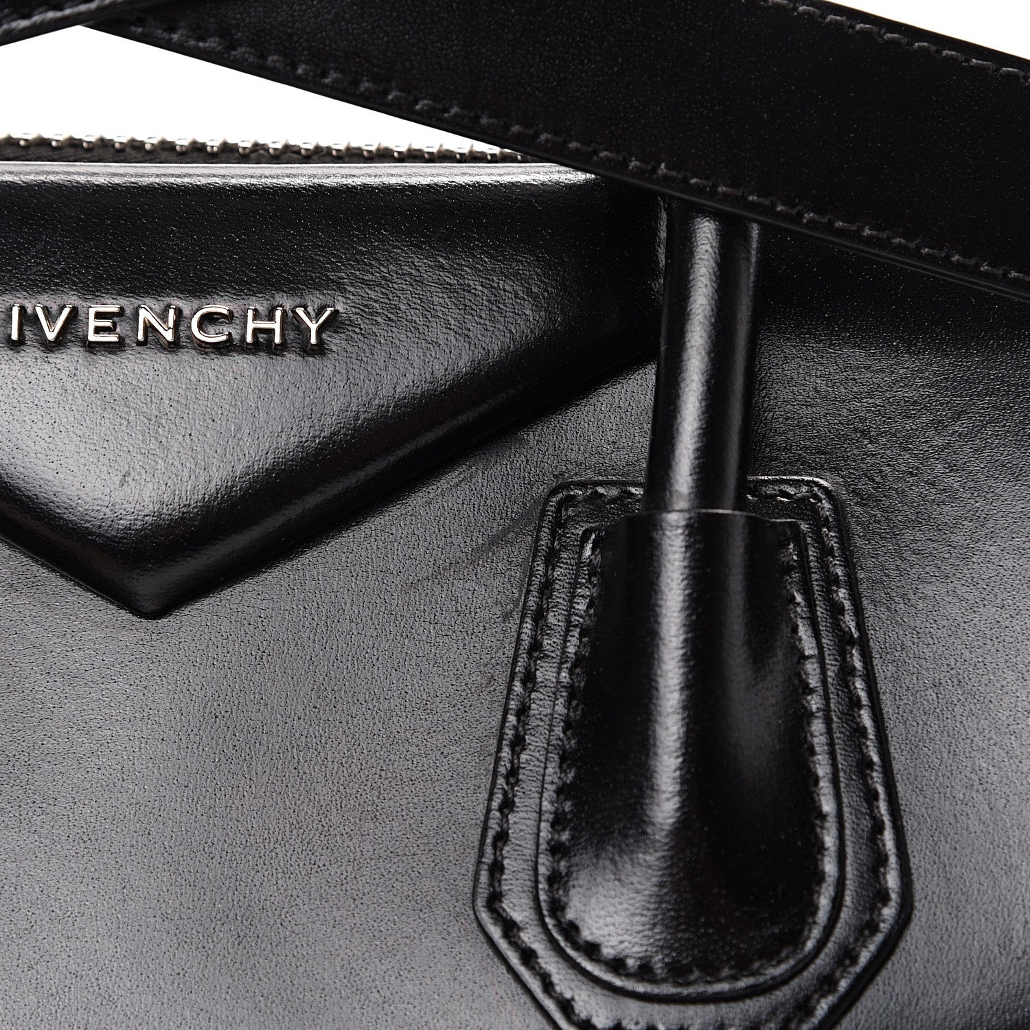 Givenchy Shiny Lord Calfskin Small Antigona Black 11 of 11