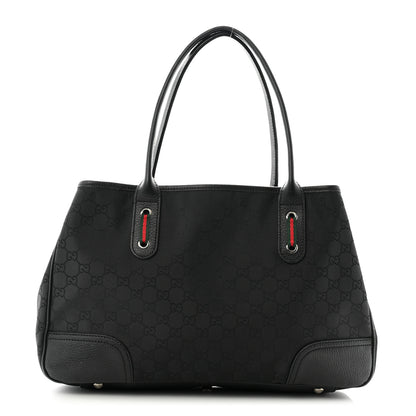 Gucci Monogram Medium Princy Tote Black 1 of 11
