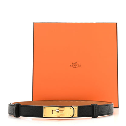 Hermes Epsom Kelly Belt Black 4 of 4