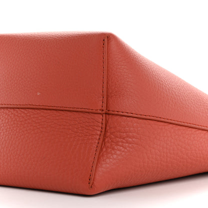The Row Grained Calfskin Small N/S Park Tote Rust 9 of 10