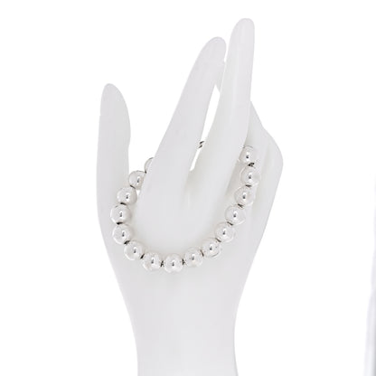 Tiffany Sterling Silver 10mm HardWear Ball Bracelet 2 of 5