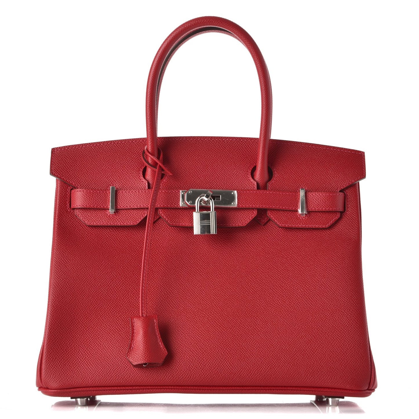 Epsom Birkin 30 Rouge Casaque