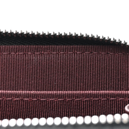 Chanel Caviar Quilted Zip Around Coin Purse Wallet On Chain Black 11 of 11