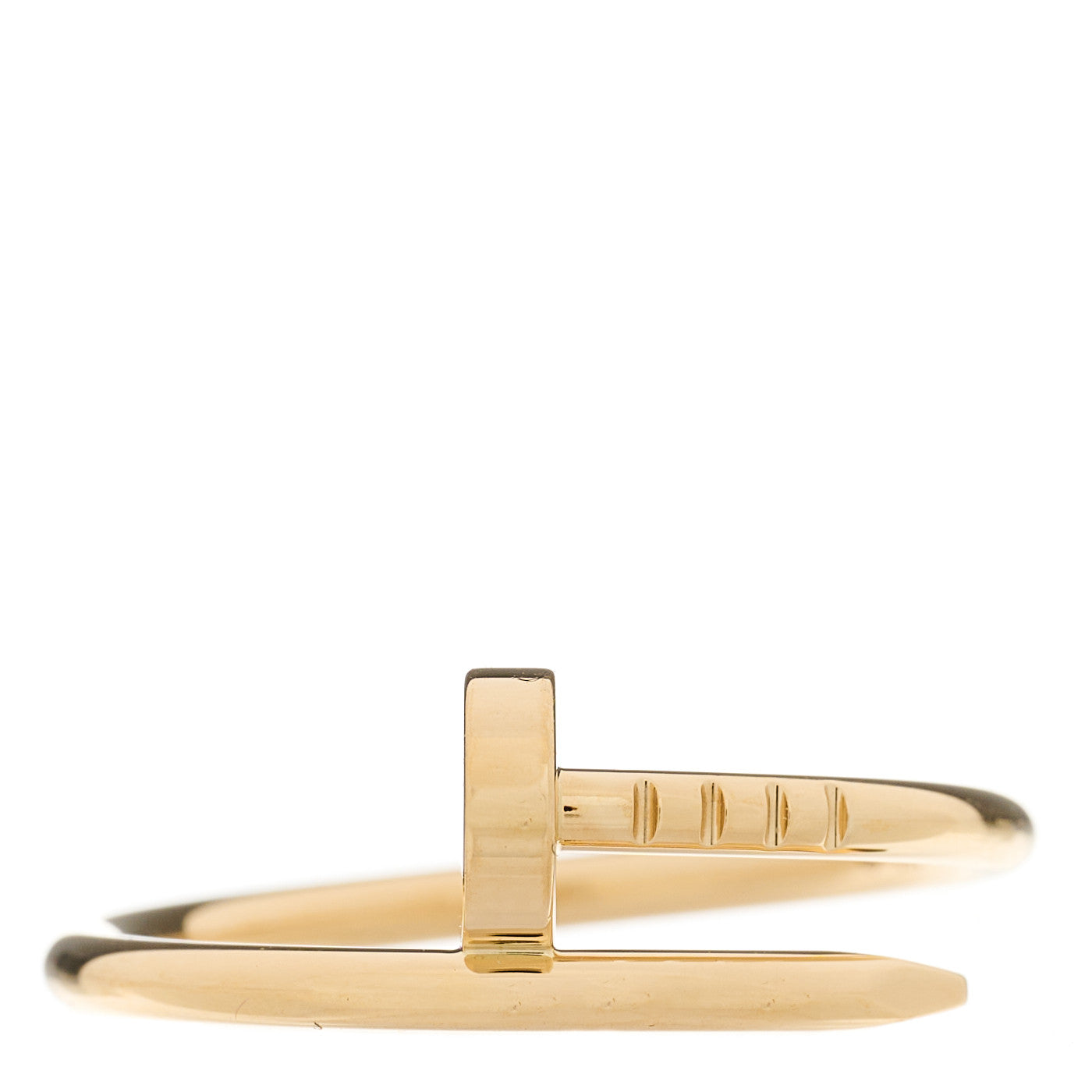 Cartier 18K Yellow Gold Small Juste Un Clou Ring 54 6.75 1 of 4