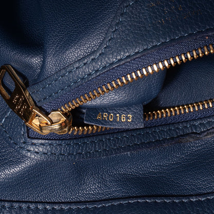 Louis Vuitton Monogram Ostrich Python Majestueux PM Blue 7 of 7