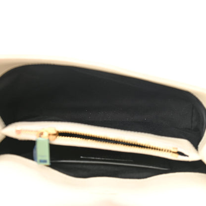 Saint Laurent Sheepskin Matelasse Chevron Monogram Medium College Bag Crema Soft 5 of 11
