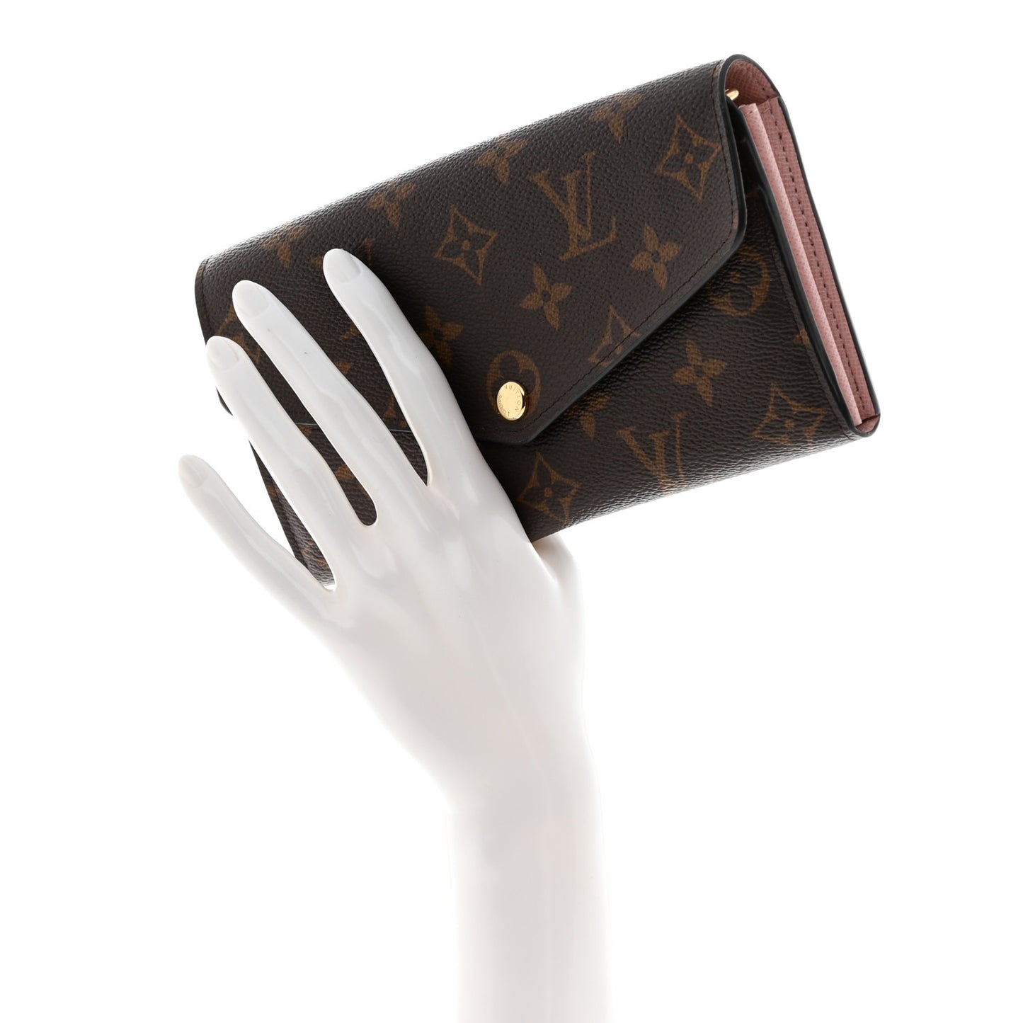 Monogram Sarah Wallet NM Rose Ballerine
