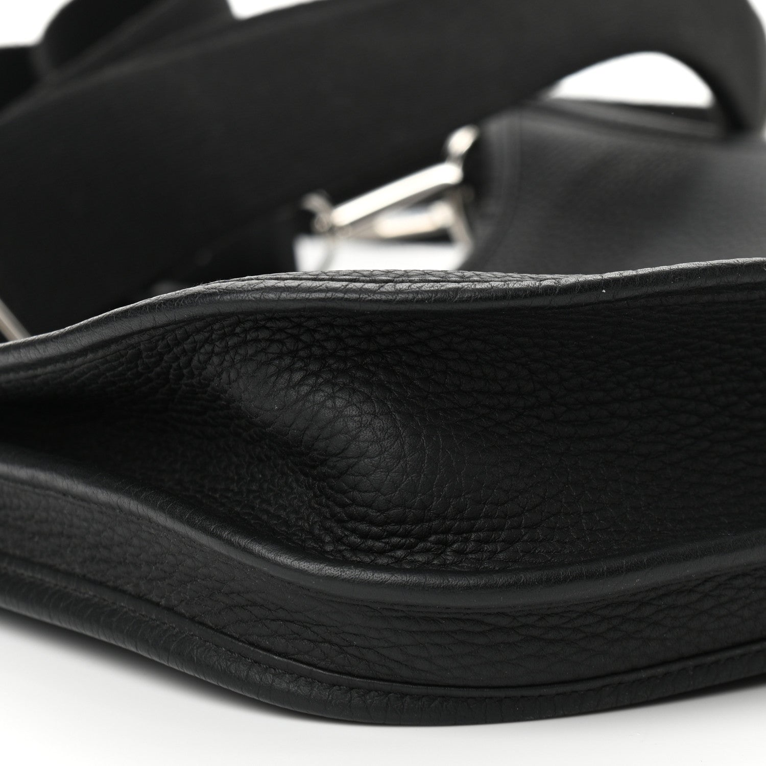 Hermes Taurillon Clemence Evelyne III PM Black 8 of 9