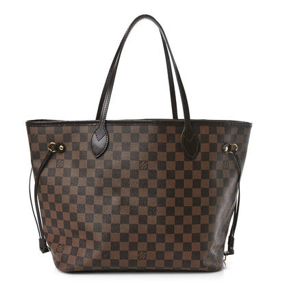 Louis Vuitton Damier Ebene Neo Neverfull MM Rose Ballerine 2 of 9