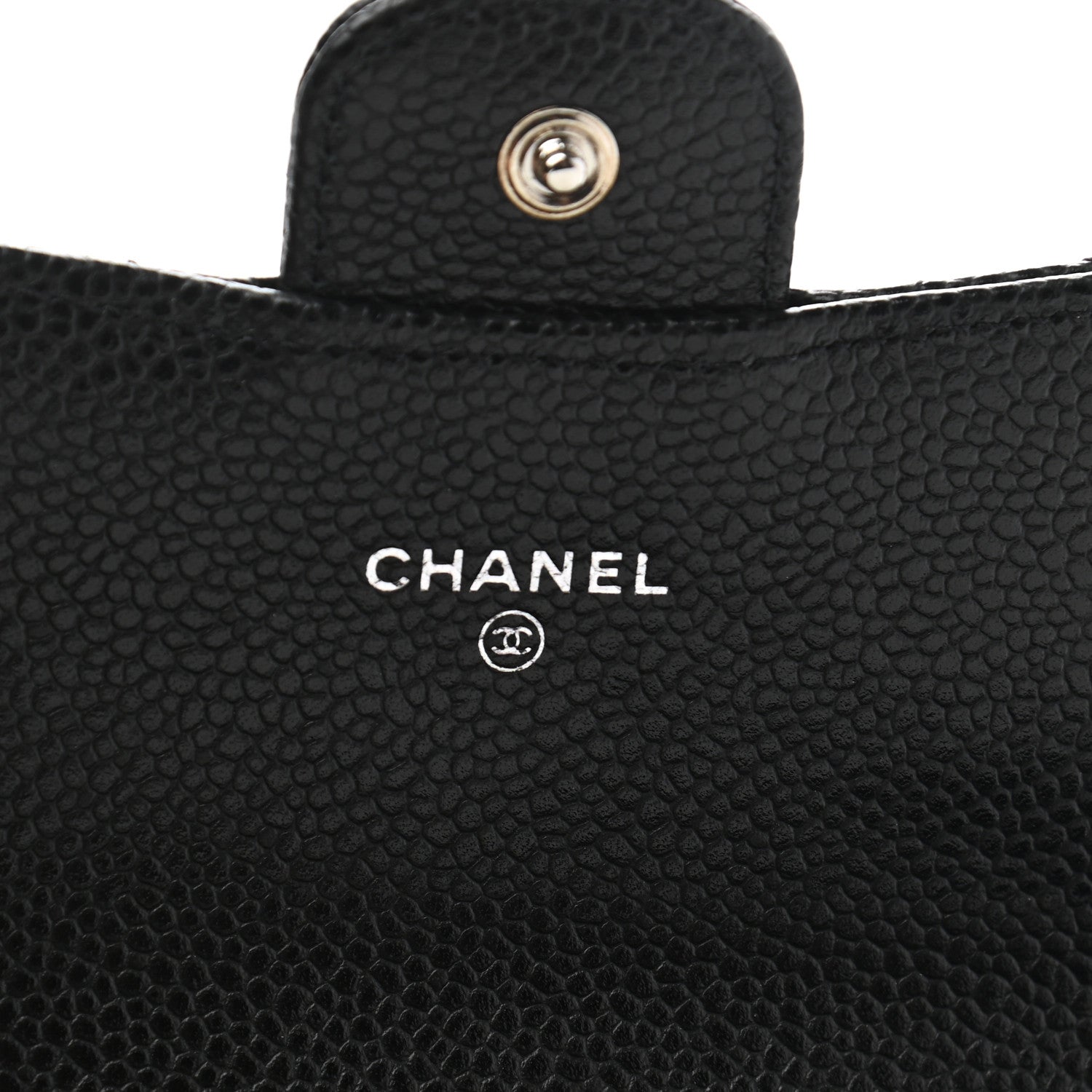 Chanel Caviar Quilted Large Gusset Flap Wallet Black 6 of 9