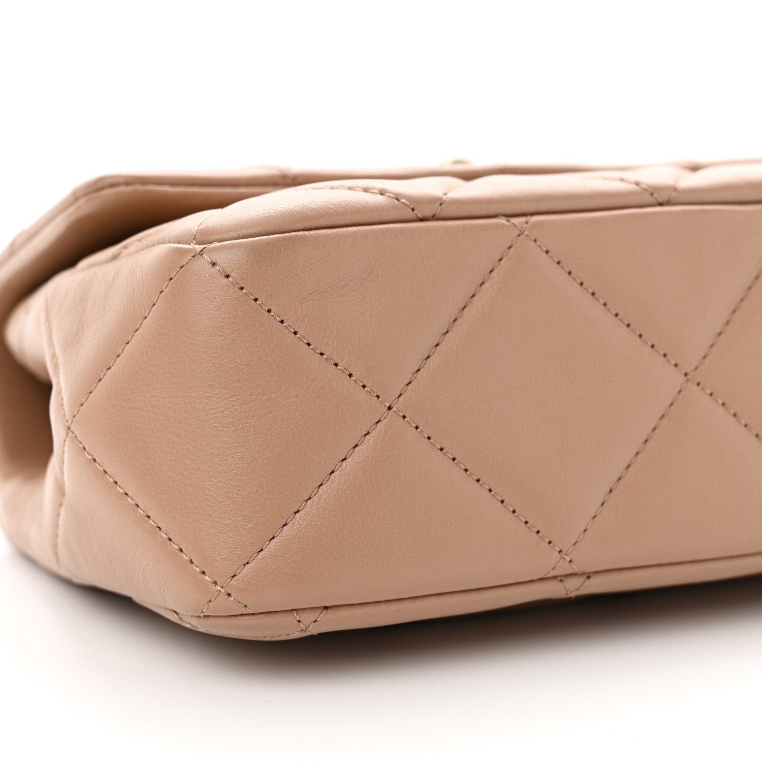 Chanel Calfskin Quilted Mini Charms Flap Dark Beige 9 of 10