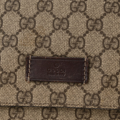 Gucci GG Plus Monogram Messenger Diaper Bag Dark Brown 18 of 26