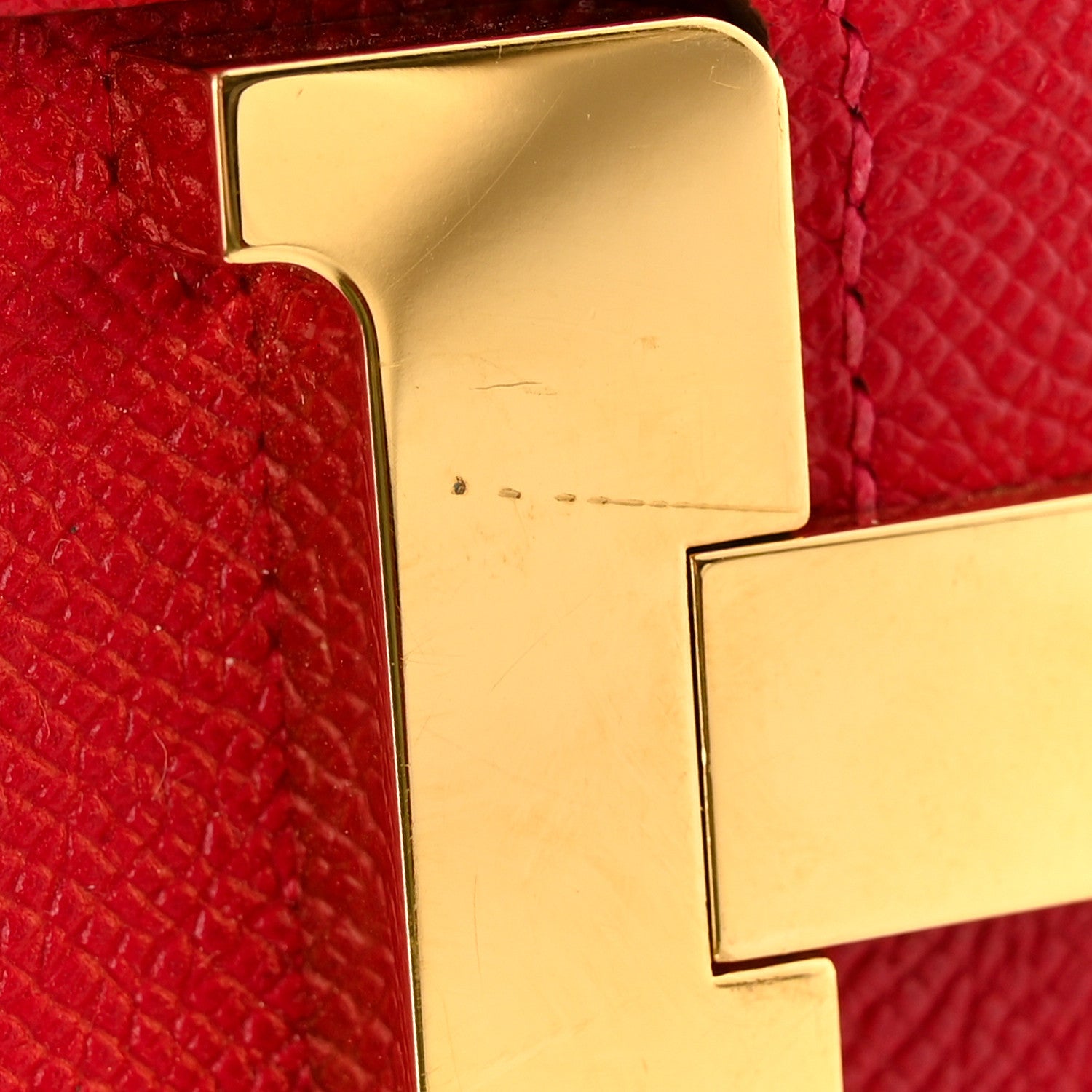 Hermes Epsom Constance 24 Rouge Casaque 13 of 14