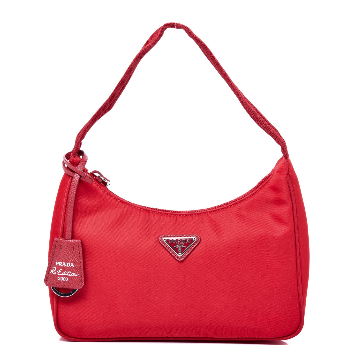 Prada Tessuto Nylon Mini Re-Edition 2000 Bag Rosso 1 of 9