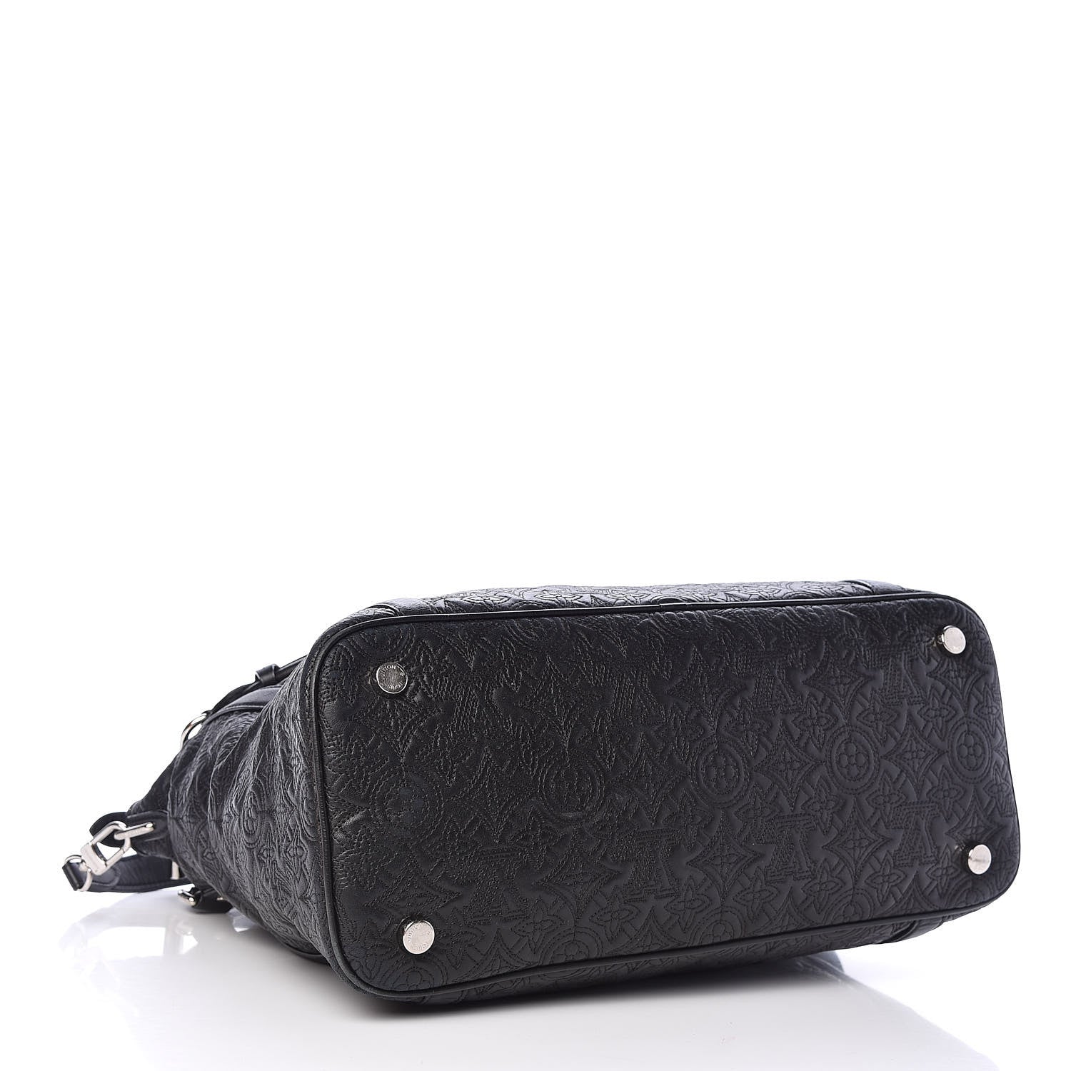 Louis Vuitton Monogram Lambskin Antheia Ixia MM Black 4 of 11