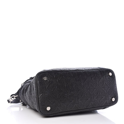 Louis Vuitton Monogram Lambskin Antheia Ixia MM Black 4 of 11
