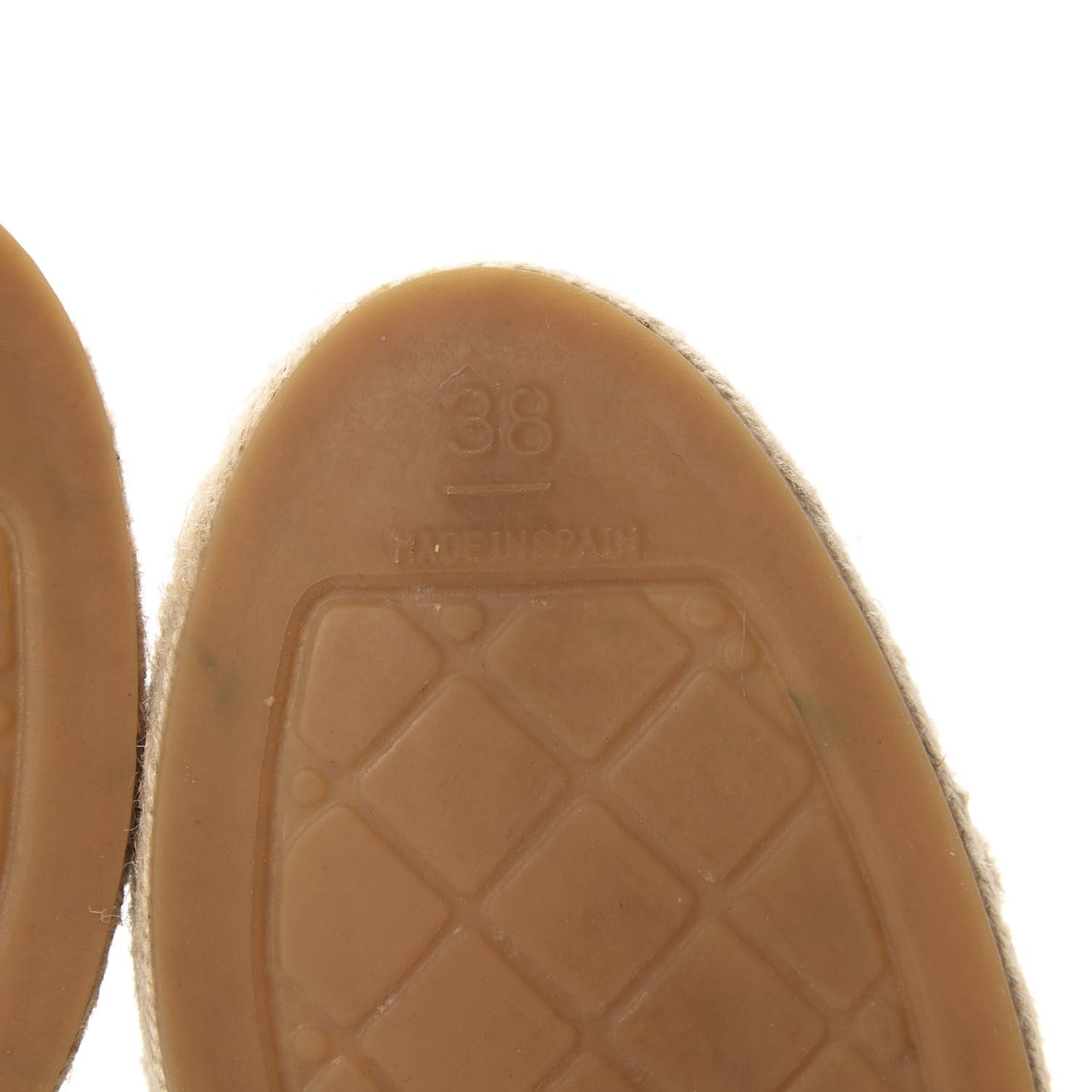 Lambskin CC Espadrilles 38 Black