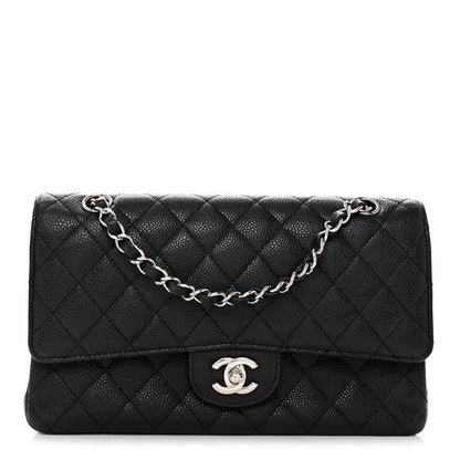 Chanel Caviar Quilted Medium Double Flap Black 1 of 10