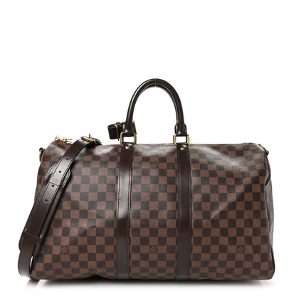 Louis Vuitton Damier Ebene Keepall Bandouliere 45 1 of 10