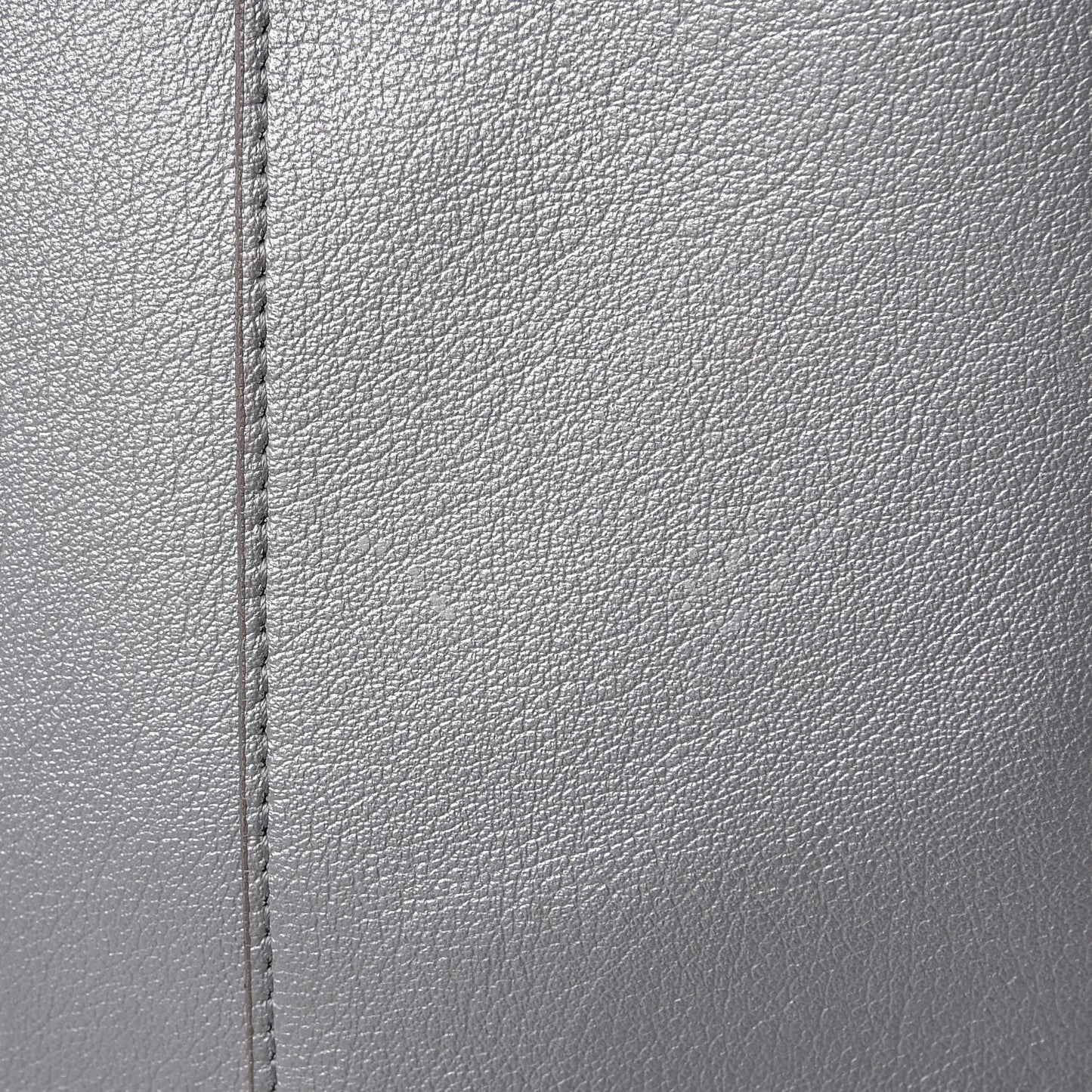Metallic Calfskin Large Shopping Tote