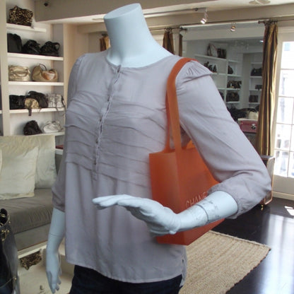 Chanel Jelly Rubber Tote Orange 2 of 9
