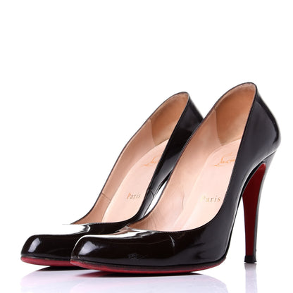 Christian Louboutin Patent Decollete 868 100 Pumps 39 Black 3 of 10