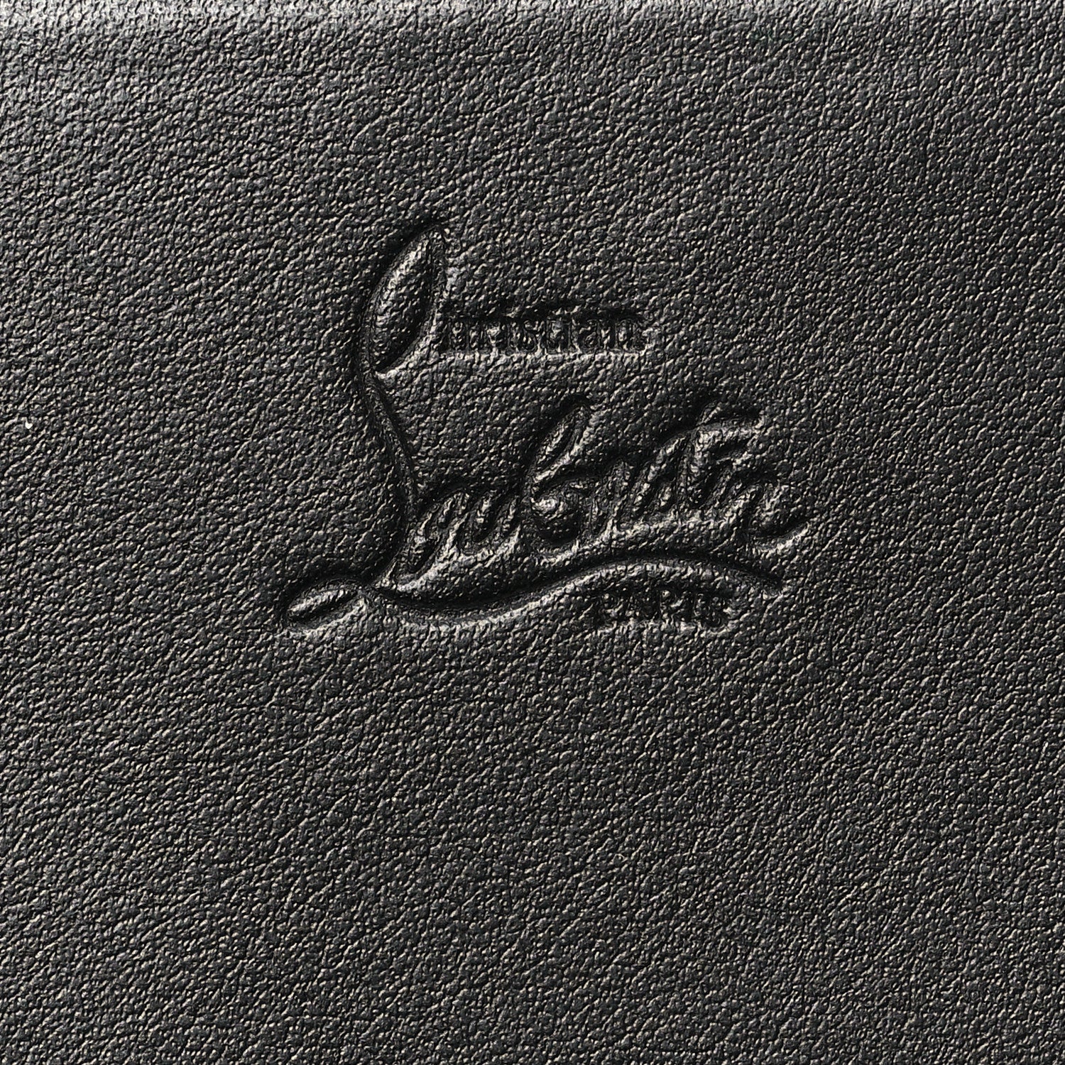 Christian Louboutin Calfskin Patent Leopard Spikes Paloma Clutch Black 7 of 8