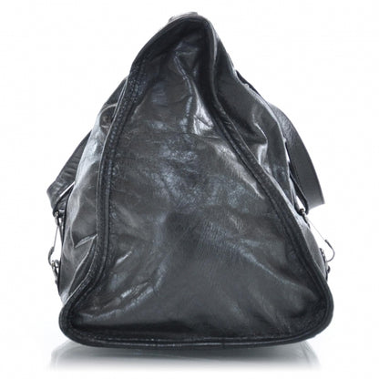 Balenciaga Chevre Perforated Hook Tote Black 4 of 9