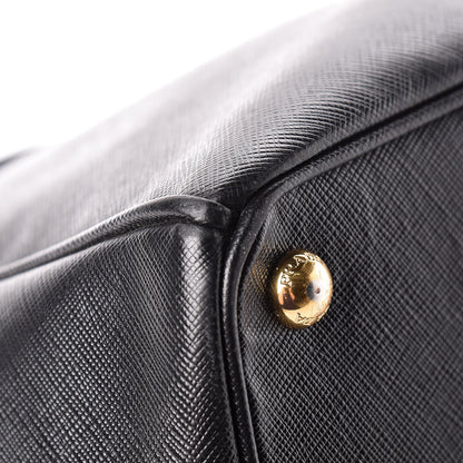 Prada Saffiano Medium Galleria Double Zip Tote Black 16 of 29