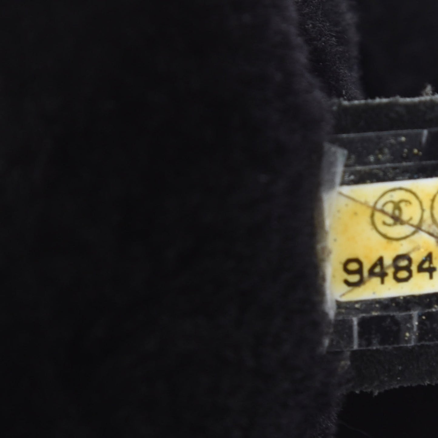 Shearling Quilted Medium Single Flap Black