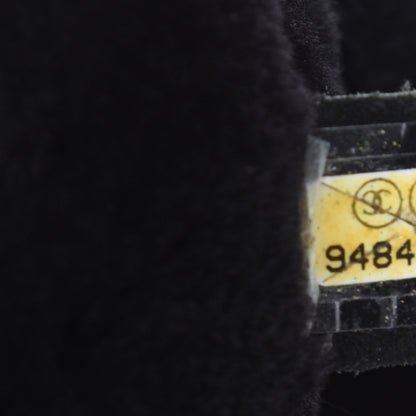 Chanel Shearling Quilted Medium Single Flap Black 9 of 10