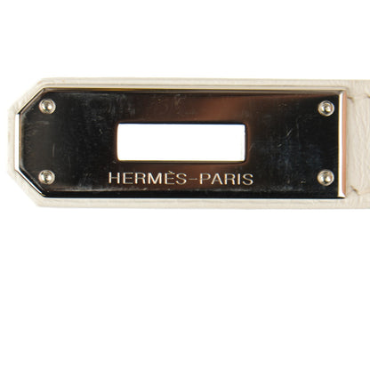 Hermes Toile Swift Birkin 35 White 13 of 17